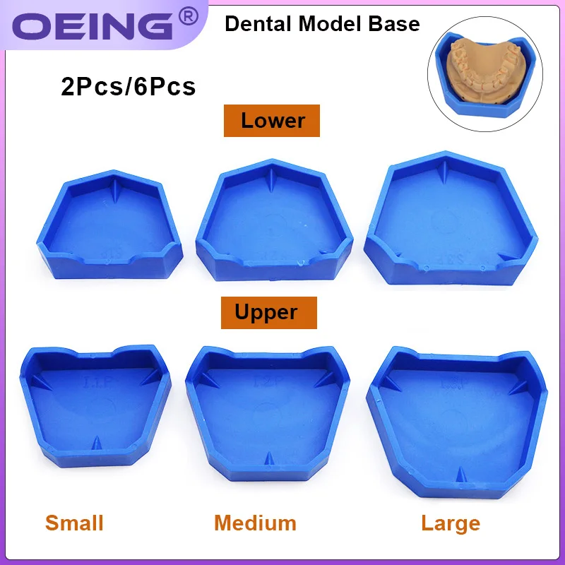 Teeth Whitening Trays - 2/6 adet Diş Modeli Tabanı Silikon