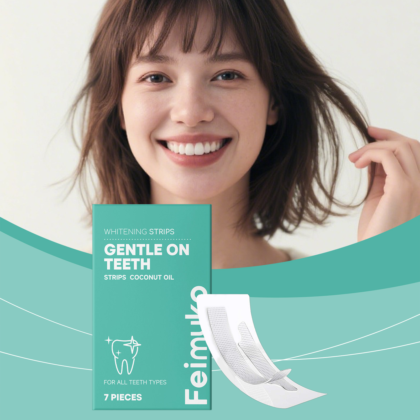 Teeth Whitening With Coconut Oil - Feimuko Hindistan Cevizi Yağı Diş Beyazlatma