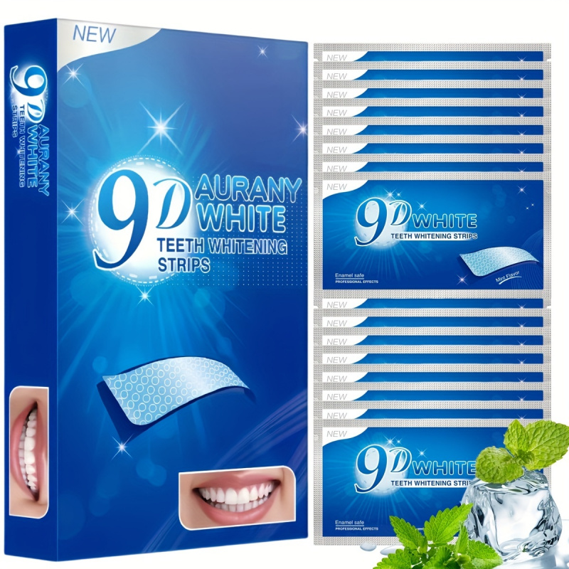 Teeth Whitening Gel Peroxide - 21 Çift 9D Aurany Beyaz Diş