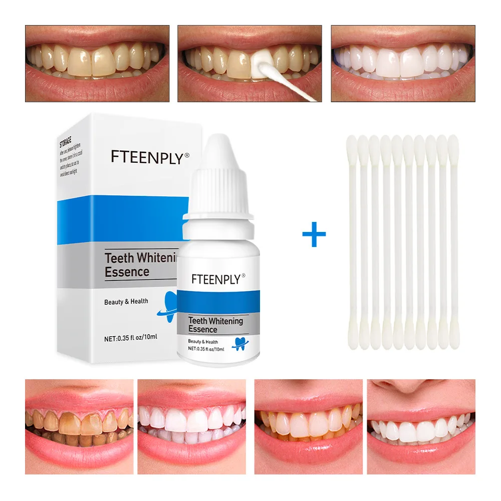 Teeth Whitening Results - FTEENPLY diş beyazlatma özü tozu ağız