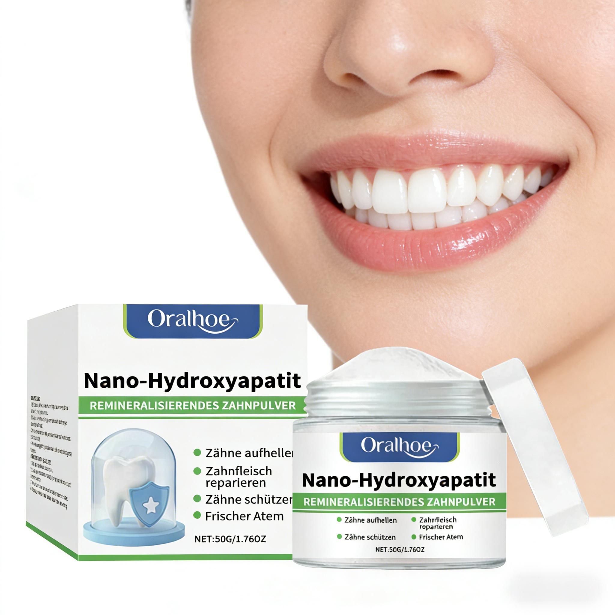 Teeth Whitening Ingredients - Oralhoe Beyazlatıcı Diş Tozu Derinlemesine Temizlik