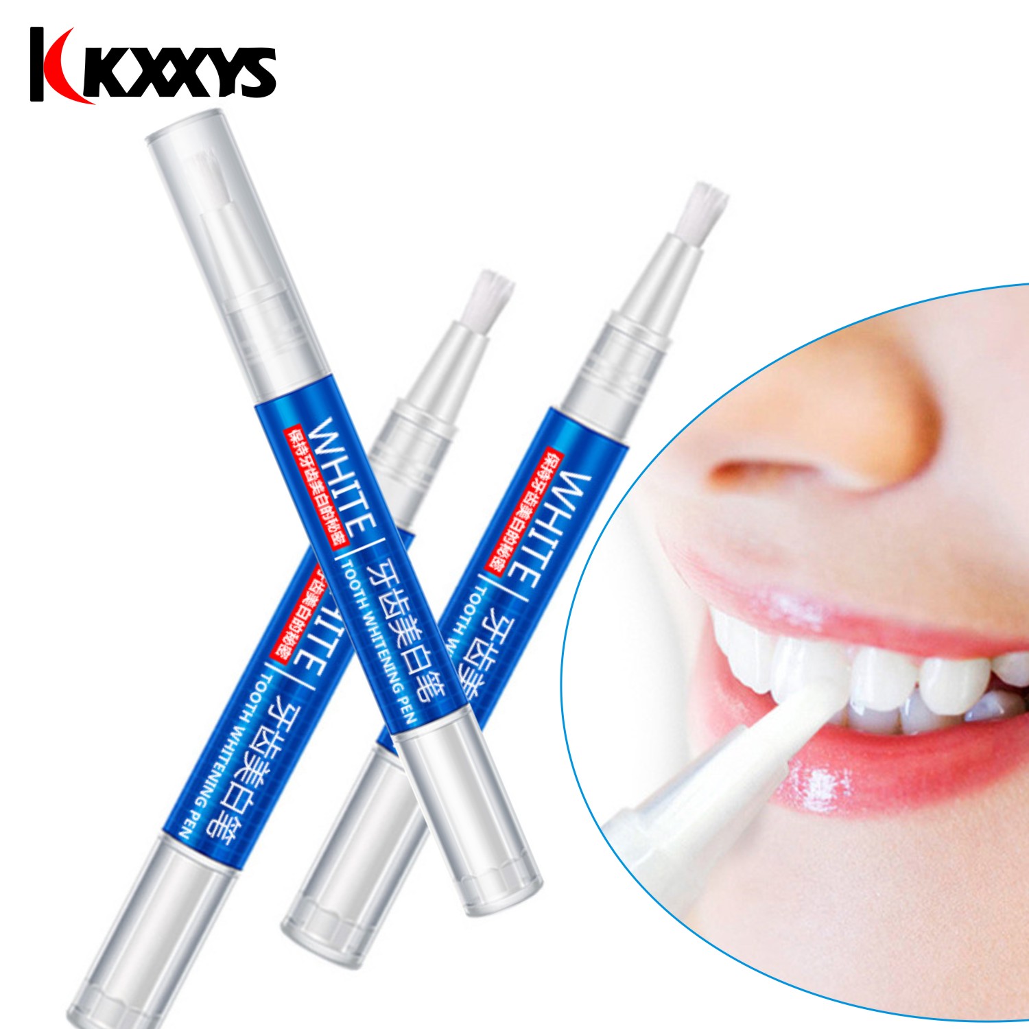 Teeth Whitening Gel Peroxide - 2 adet * 3ml popüler beyaz