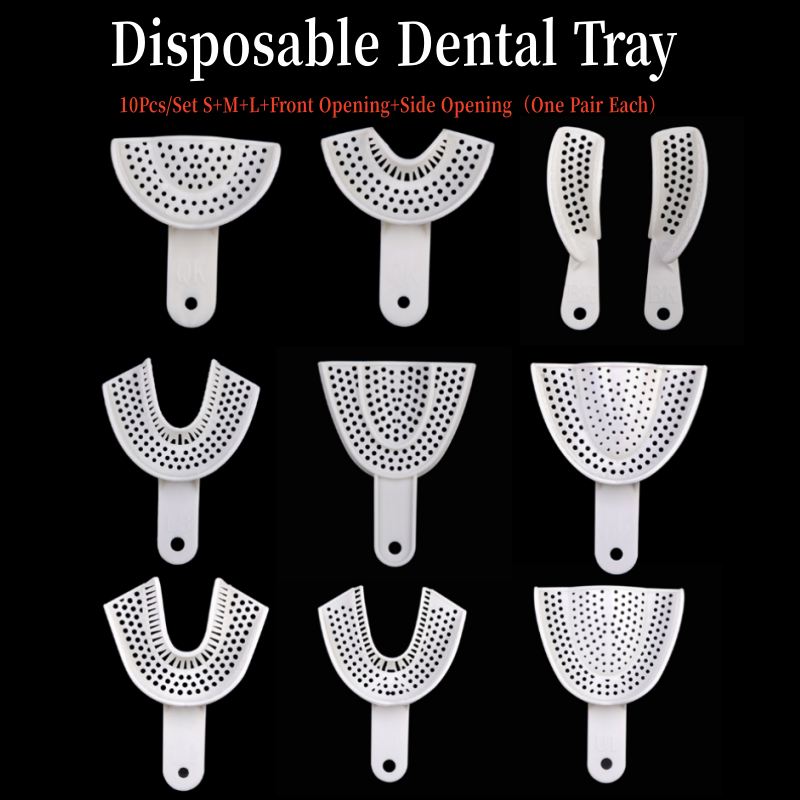 Teeth Whitening Trays - 10 Adet Diş İzlenim Plastik Tepsileri