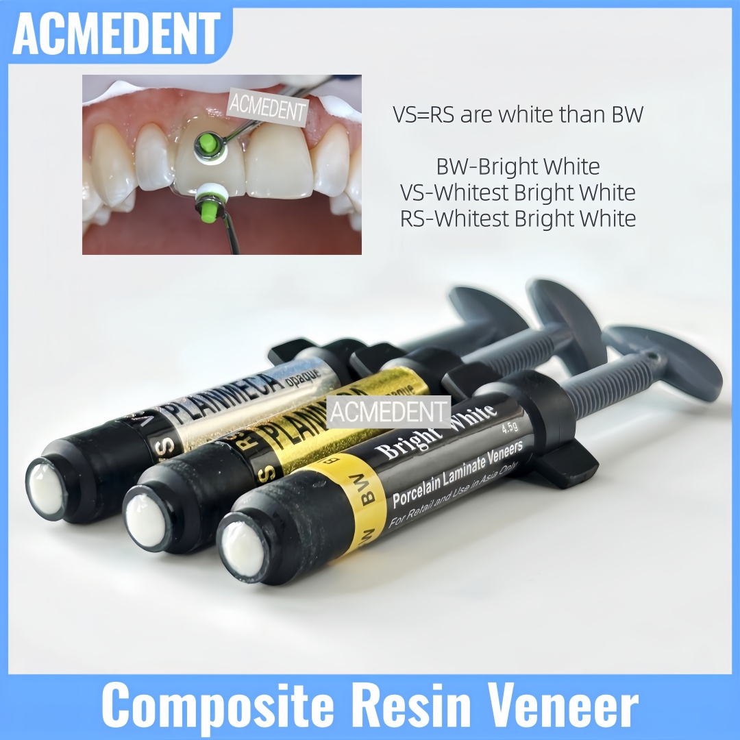 Teeth Whitening Vs Veneers - 4.5g Diş Kompozit Reçine Kaplama Işık