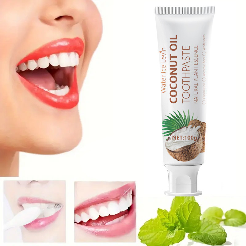 Teeth Whitening With Coconut Oil - 100g Hindistan Cevizi Yağı Beyazlatıcı Diş