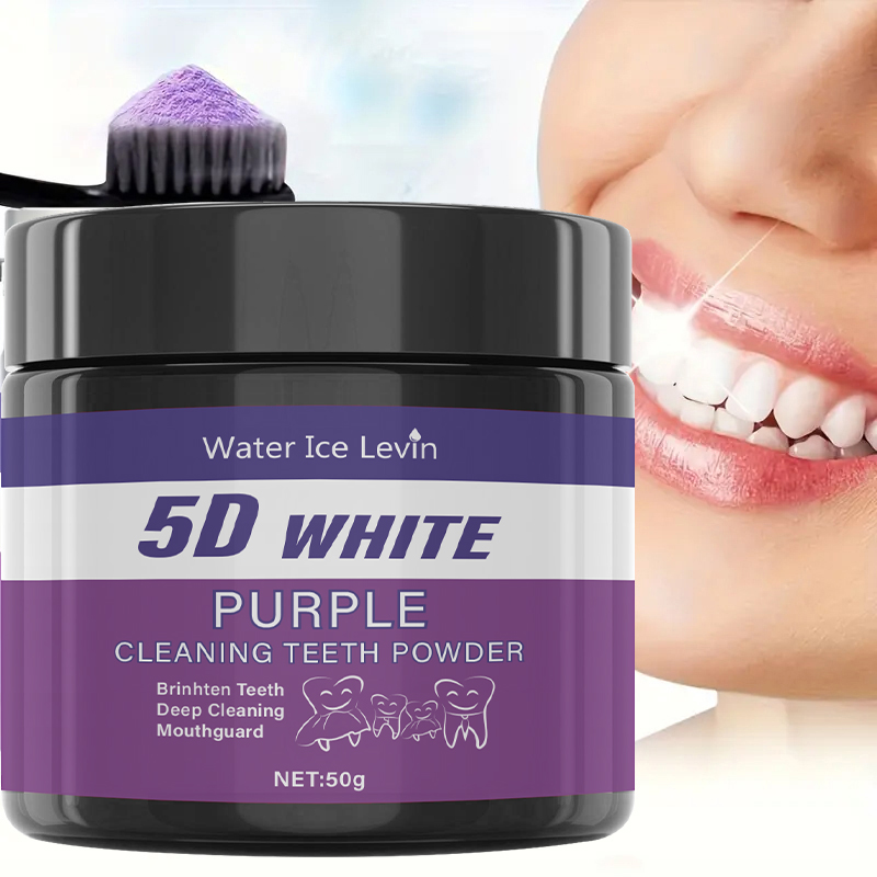 Teeth Whitening Oil Pulling - Su Buz Levin Mor Parlatıcı Diş