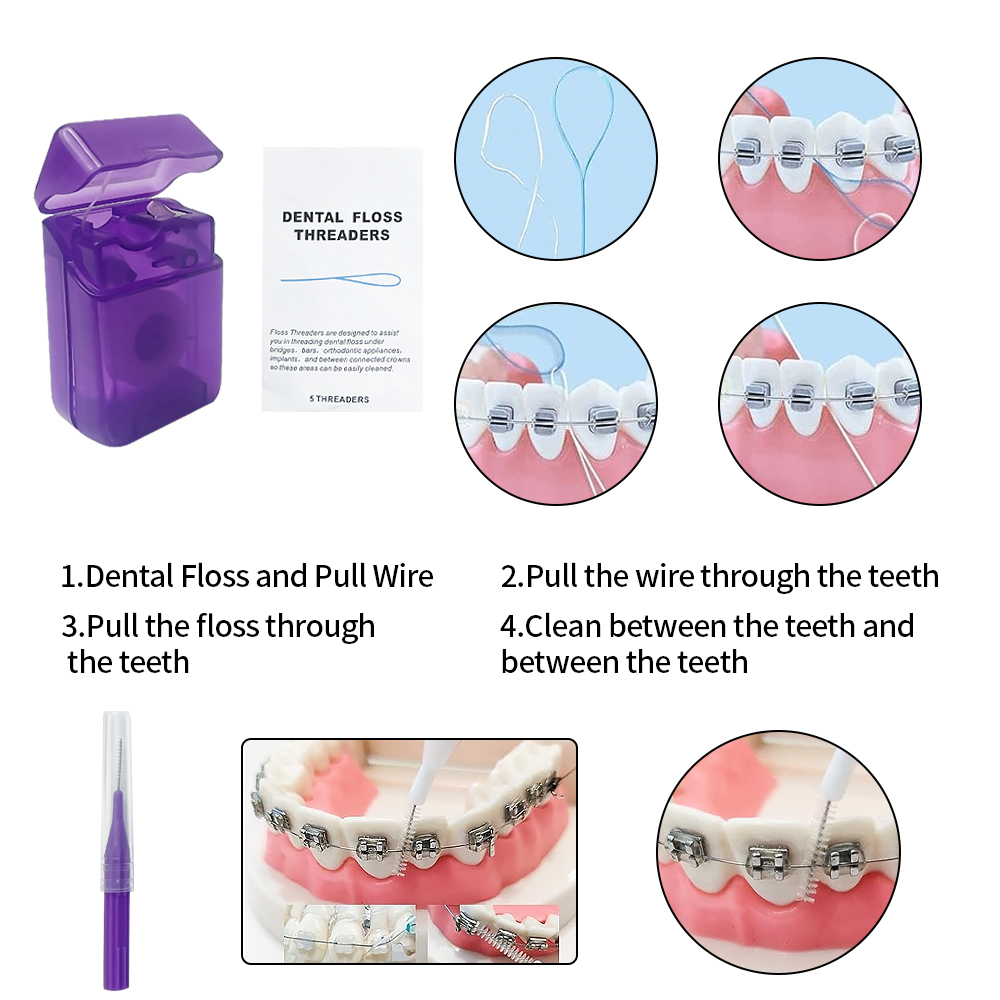 8 adet/takım ortodonti diş bak - Teeth Whitening For Braces incelemesi ve fiyatı