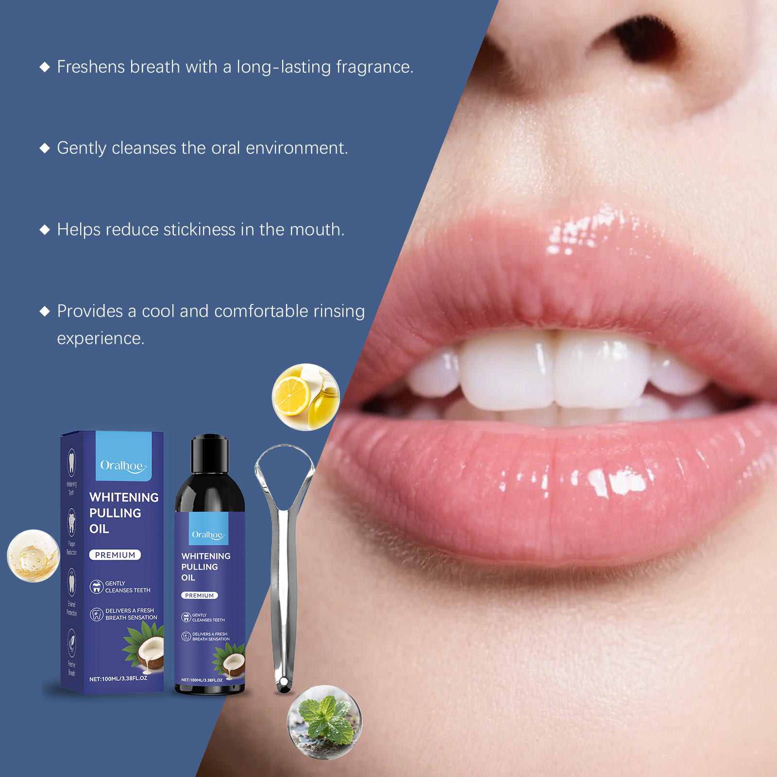 Hindistan Cevizi Yağı Ağız Çal - Teeth Whitening Oil Pulling incelemesi ve fiyatı