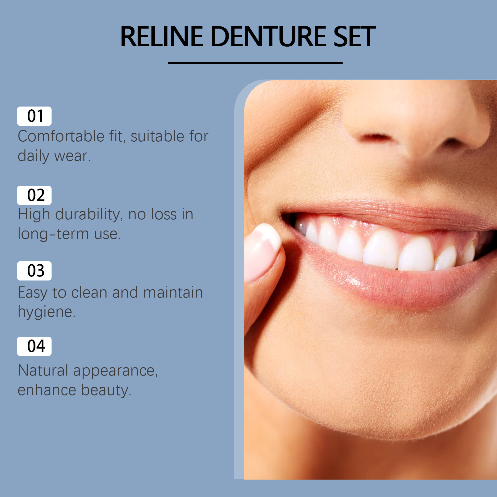Takma Dişler Geçici Diş Ağız S - Teeth Whitening For Braces incelemesi ve fiyatı