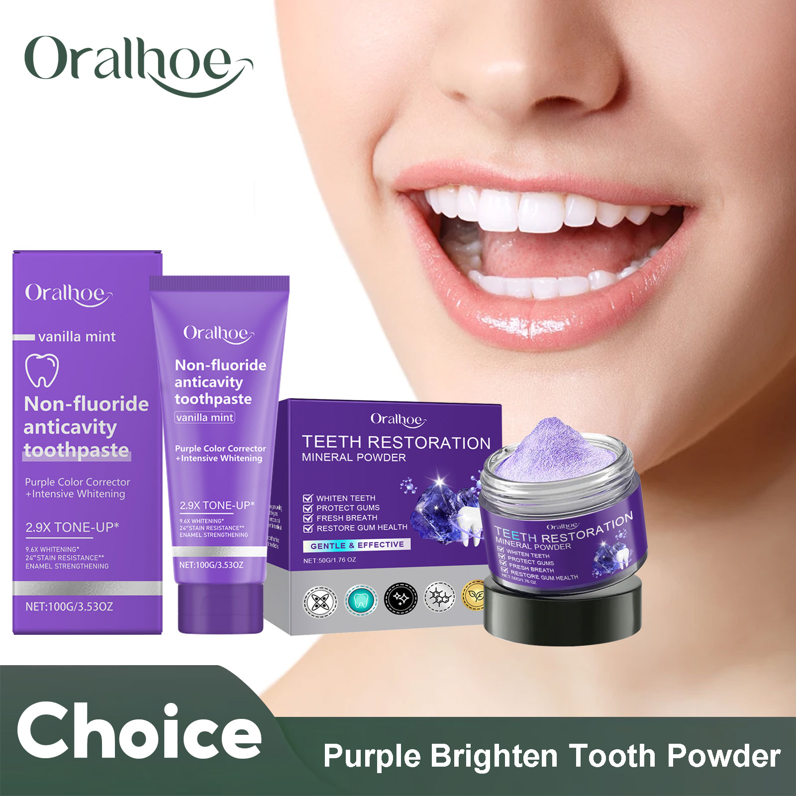 Teeth Restoration Mineral Powd - Teeth Whitening Ingredients incelemesi ve fiyatı