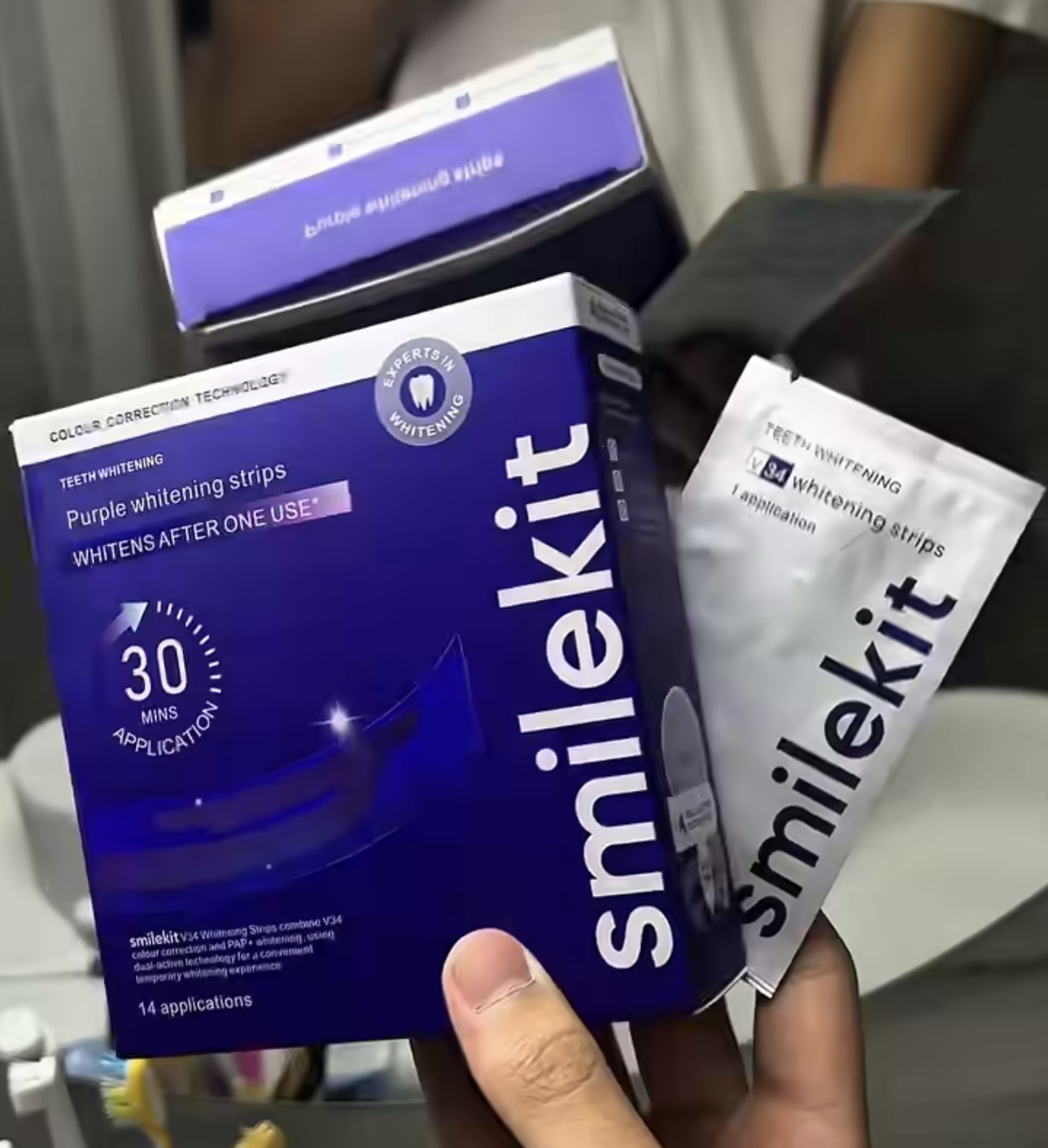 7/14 Çift Diş Yama Seti SmileK - Teeth Whitening With Peroxide incelemesi ve fiyatı