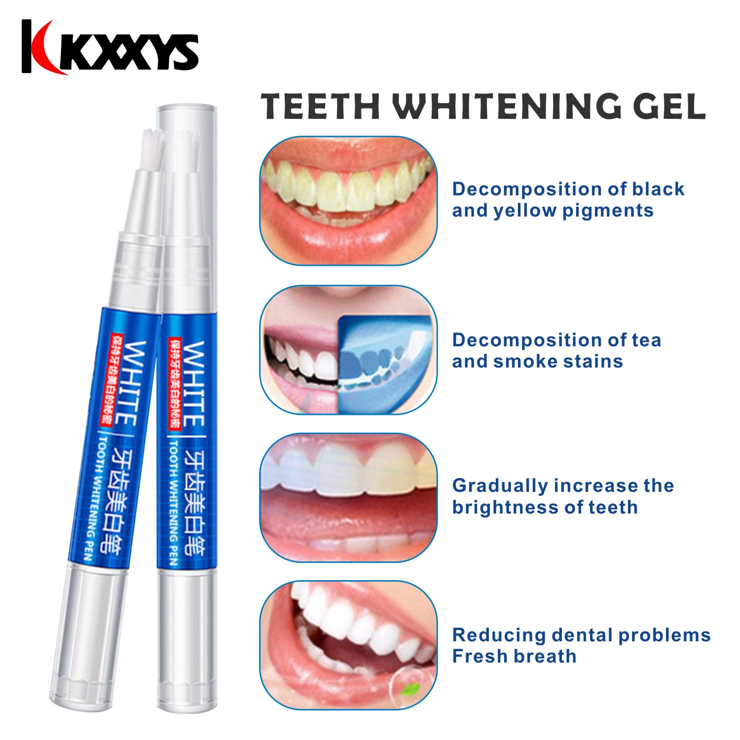 2 adet * 3ml popüler beyaz diş - Teeth Whitening Gel Peroxide incelemesi ve fiyatı
