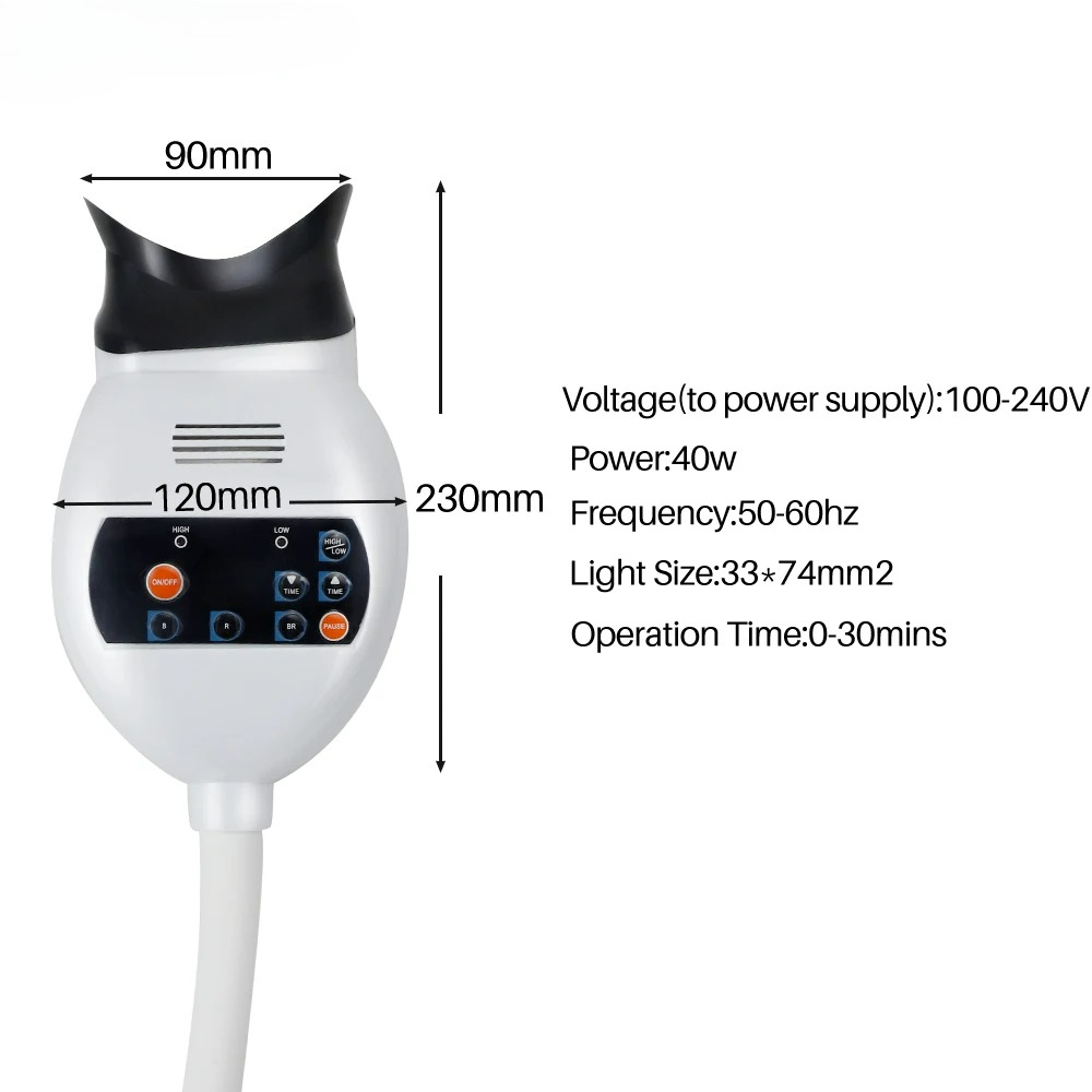 Ayarlanabilir 3 Renk LED Diş B - Teeth Whitening Light incelemesi ve fiyatı