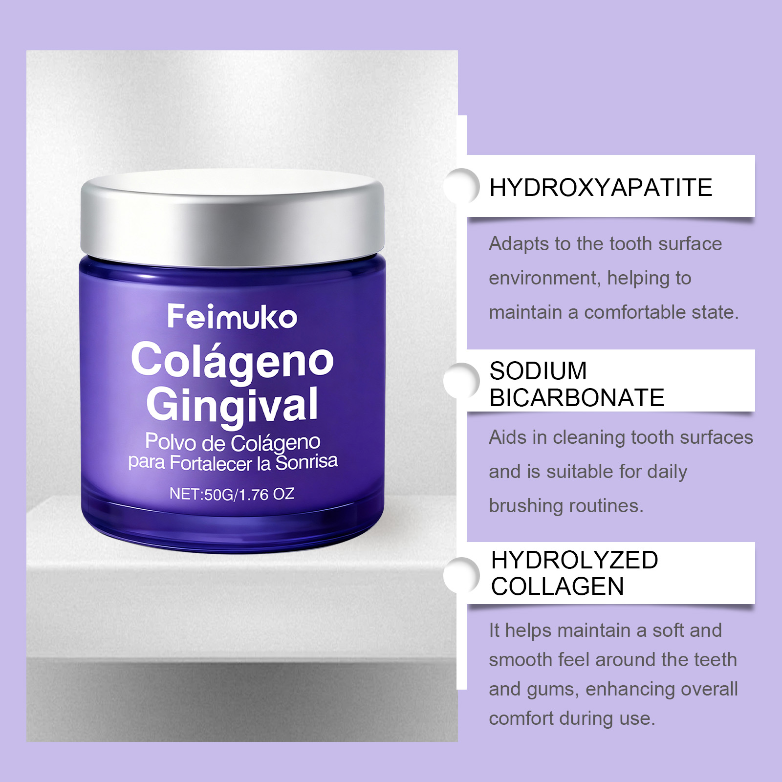 Kolajen Diş Beyazlatıcı Toz Na - Teeth Whitening Ingredients incelemesi ve fiyatı
